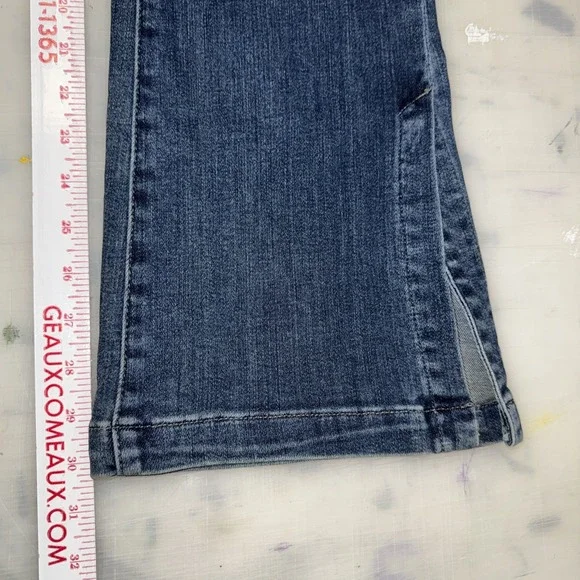 Judy Blue Blue Slim Boot Jeans Size 9/29 (28x30) Blue Medium Wash High Rise - Picture 13 of 16